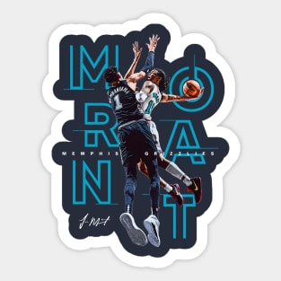Ja Morant Dunk on Wemby Sticker